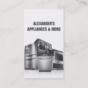 Appliances Sales Installation Repair Business Card