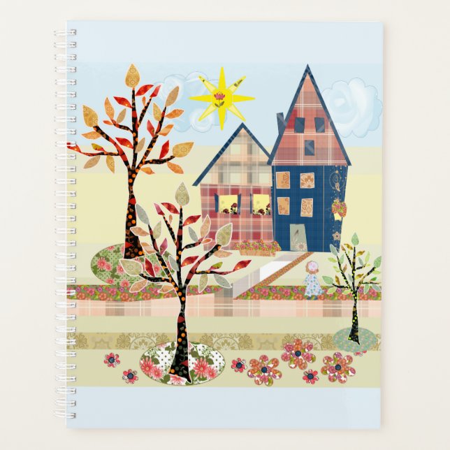 Applique, houses, village planner (Front)