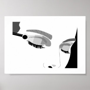 Applying Make Up Poster