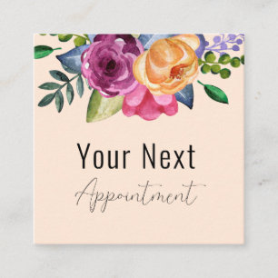 Appointment Beige Floral Salon Dermatologist