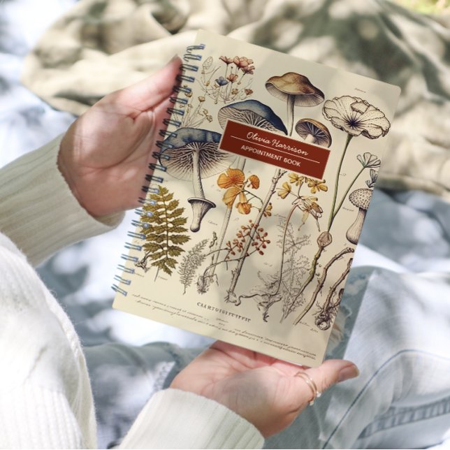 Appointment Book | Cottagecore Mushrooms Planner (Creator Uploaded)