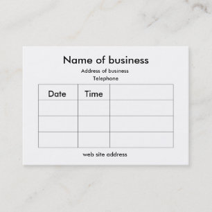 Appointment card - thumbs up