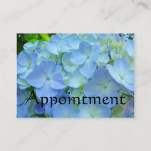 Appointment cards custom Business Service Blue