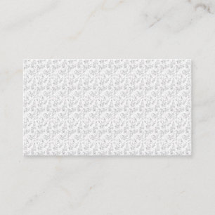 Appointment Cards Elegant Floral Pattern Design