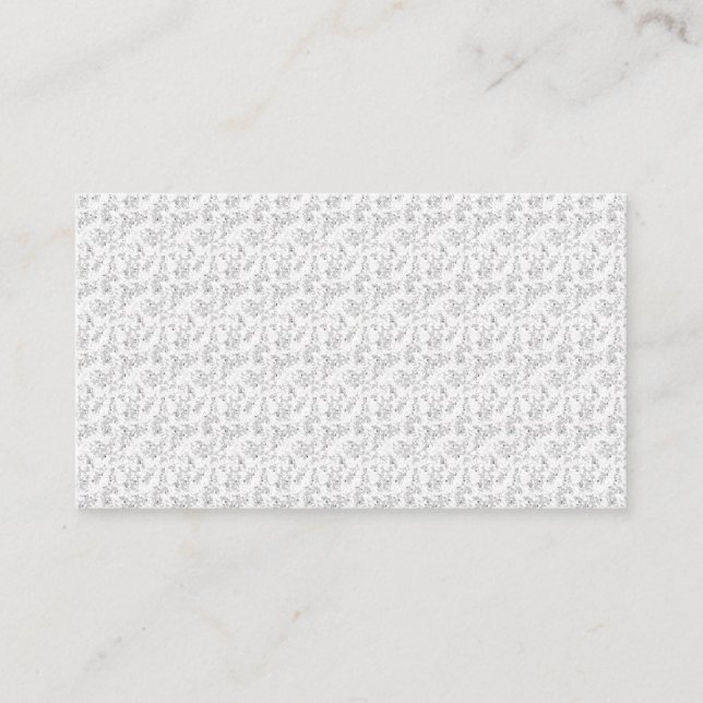 Appointment Cards | Elegant Floral Pattern Design (Front)