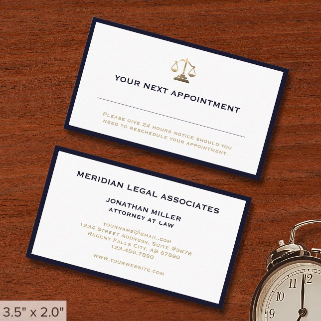 Appointment Cards for Attorneys (Creator Uploaded)