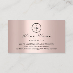 Appointment Makeup Hair Logo Nails Rose QR Card