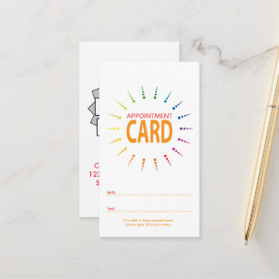 appointment rainbowBurst Card