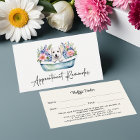 Appointment Reminder Dog Groomer Watercolor 