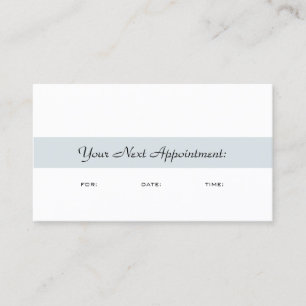 Appointment Reminder Elegant Handwritten Template Card