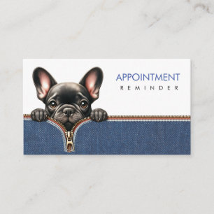Appointment Reminder pet goomer & Pet care Business Card