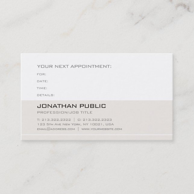 Appointment Reminder Therapist Dental Dentist (Front)