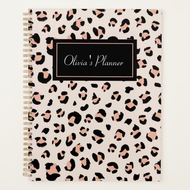 APPOINTMENTS PLANNER LEOPARD PRINT (Front)