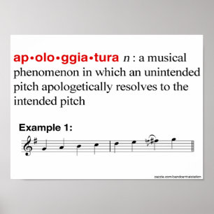 Appologgiatura Poster