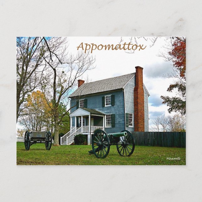 Appomattox Peers House Postcard (Front)