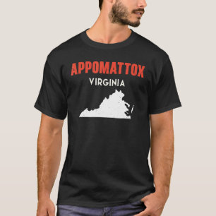 Appomattox Virginia USA State America Travel Virgi T-Shirt
