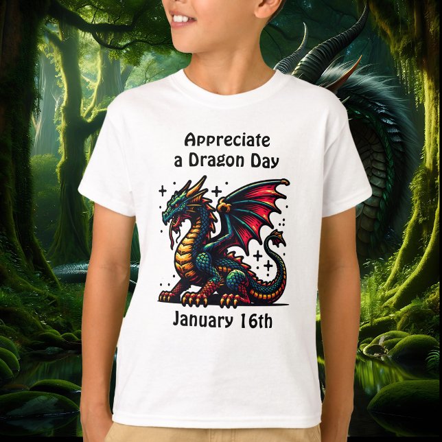 Appreciate a Dragon Day Funny Holiday Shirt (Creator Uploaded)