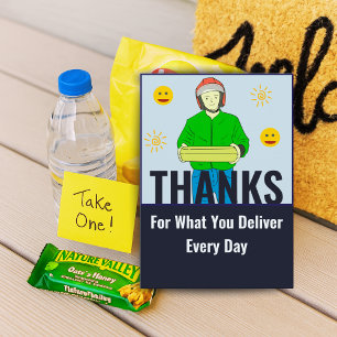 Appreciation Card for Daily Delivery Service Gift