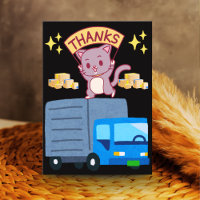 Appreciation Card for Delivery Driver Custom Text