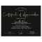 Appreciation Certificate Black Gold Diploma Award