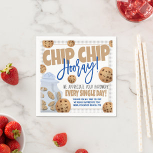 Appreciation Party Decor Cookie Napkin