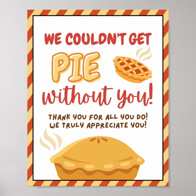 Appreciation Week Sign, Staff Appreciation Sign - (Front)