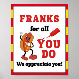 Appreciation Week Sign, Staff Appreciation Sign -