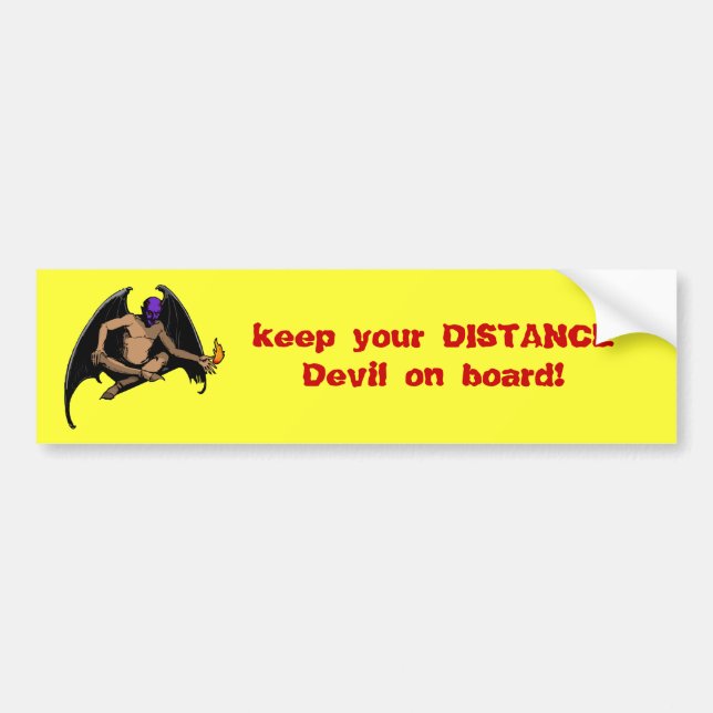 Apprentice Devil Bumper Sticker (Front)