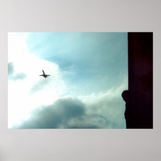 Approach to Washburn Water Tower Poster