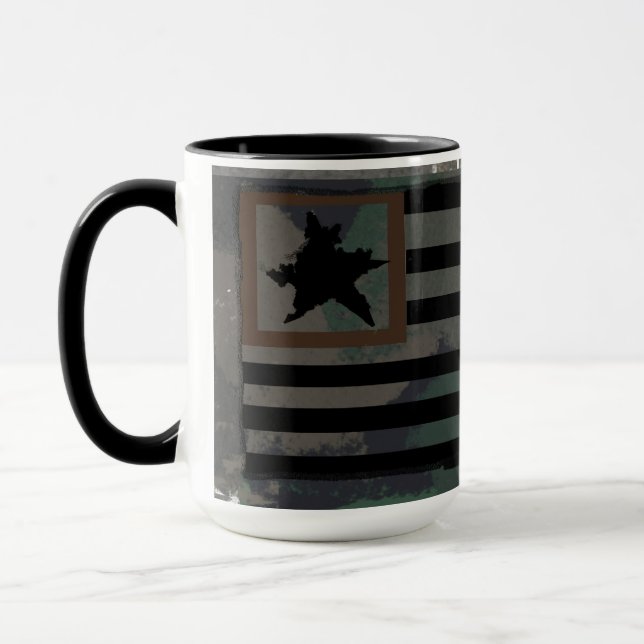 Approachable Wolf : Home of The Brave Mug (Left)
