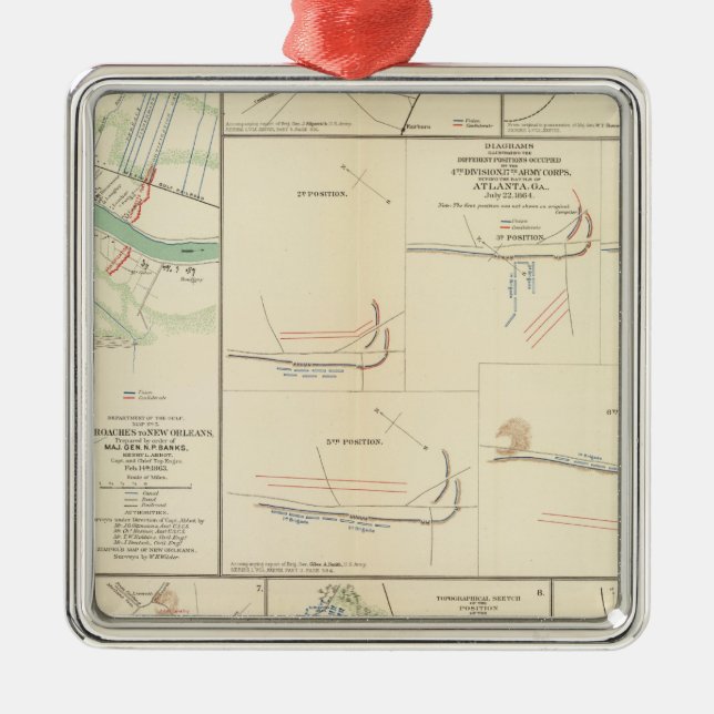 Approaches to New Orleans Metal Tree Decoration (Front)