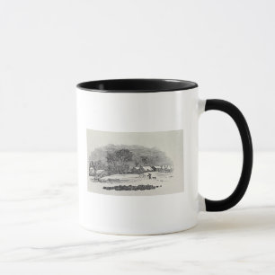 Approaching a Village in the Winter Mug