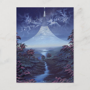 Approaching Dawn on Ring World Postcard