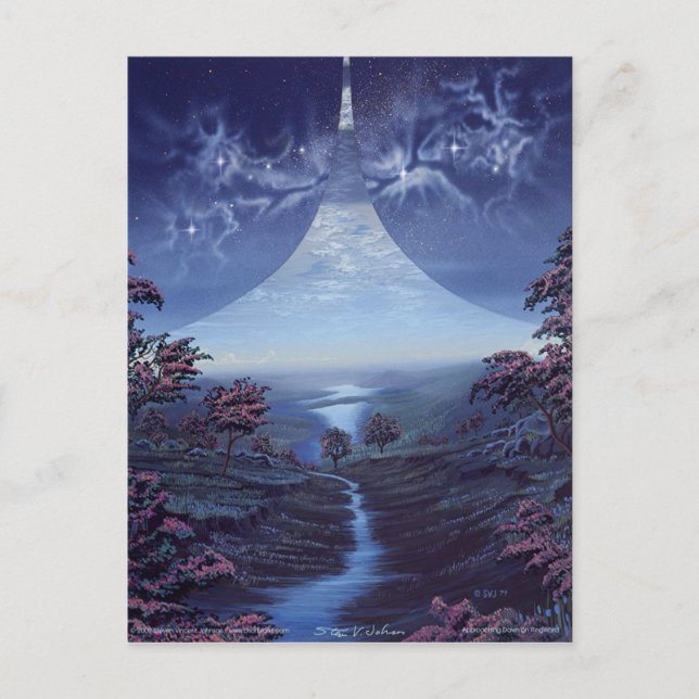 Approaching Dawn on Ring World Postcard (Front)