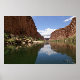Approaching Navajo Bridges Poster