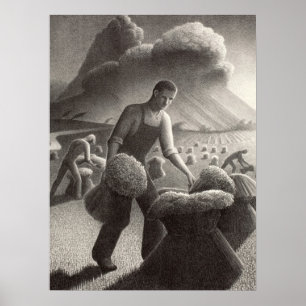 Approaching Storm by Grant Wood Poster