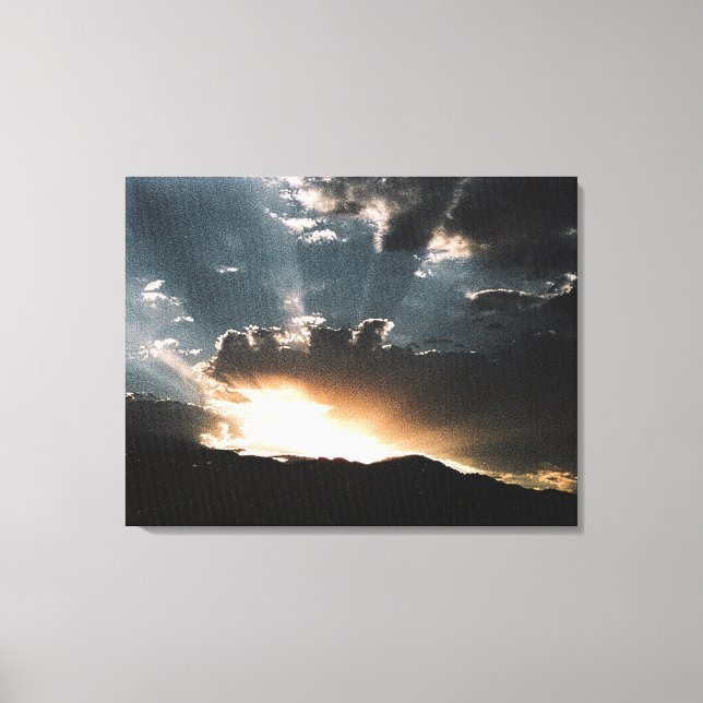 Approaching Storm Canvas Print (Front)