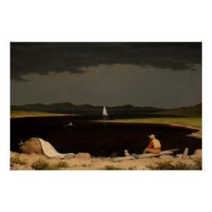 Approaching Thunder Storm 1859 Poster