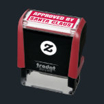 Approved By Santa Christmas Self-inking Stamp<br><div class="desc">Rubber Stamps
Approved By Santa 
Cute Christmas Theme
Customisable</div>