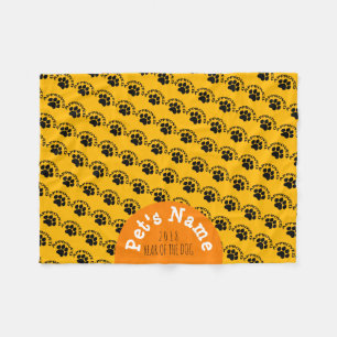 Approved Chinese Dog Year 2018 Name Blanket