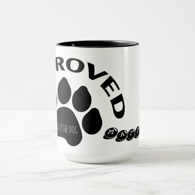 Approved Chinese Dog Year 2018 personalised Mug 2 (Center)