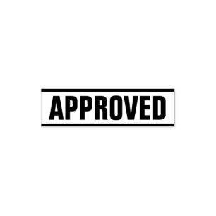 Approved mark self-inking stamp