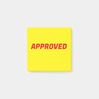 APPROVED POST-IT NOTES