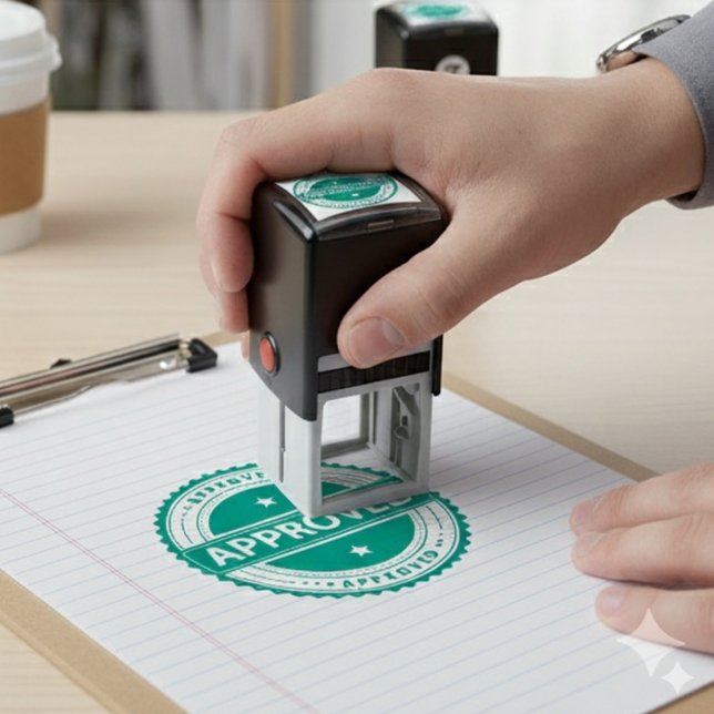 Approved Self Inking Rubber Stamp (Creator Uploaded)