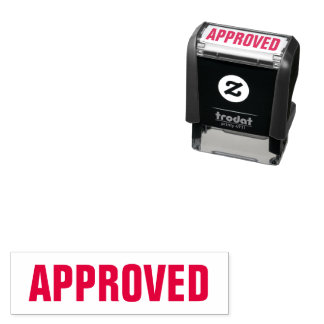 Approved  self-inking stamp