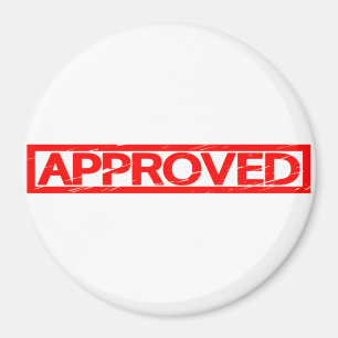 Approved Stamp Magnet