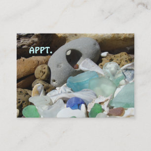 APPT. cards Beach Seaglass Reminder Card
