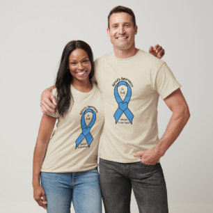 Apraxia Awareness Ribbon Wings Name Customisable T-Shirt