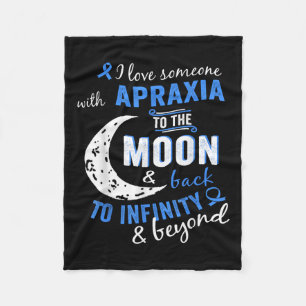 Apraxia Awareness Shirt - Apraxia T Shirt For Kids Fleece Blanket