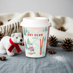 Après Bébé Ski Club Baby Bear Paper Cups